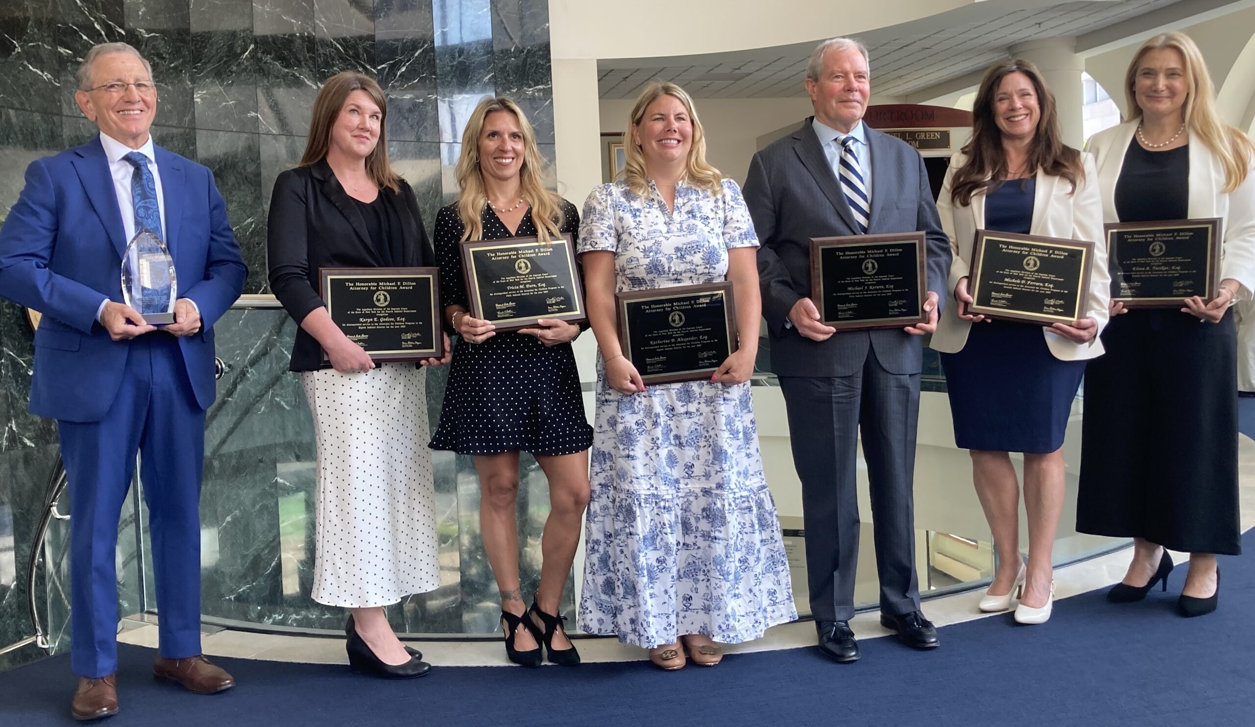 Attorneys presented with Dillon Awards for child advocacy