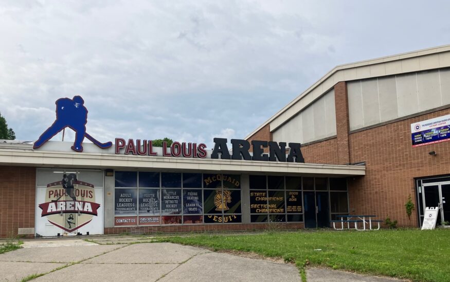 Visions Federal Credit Union has initiated foreclosure proceedings due to missed mortgage payments by the owner of Paul Louis Arena in Rochester. (Photo by Kevin Oklobzija)